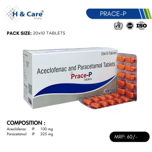 Aceclofenac and paracetamol: prace-p