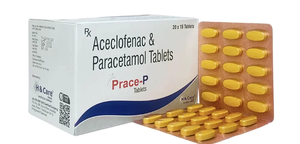 Aceclofenac + paracetamol 325 mg: prace-p