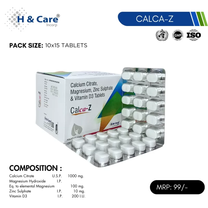 Calca-Z: Best Calcium and Vitamin D supplements