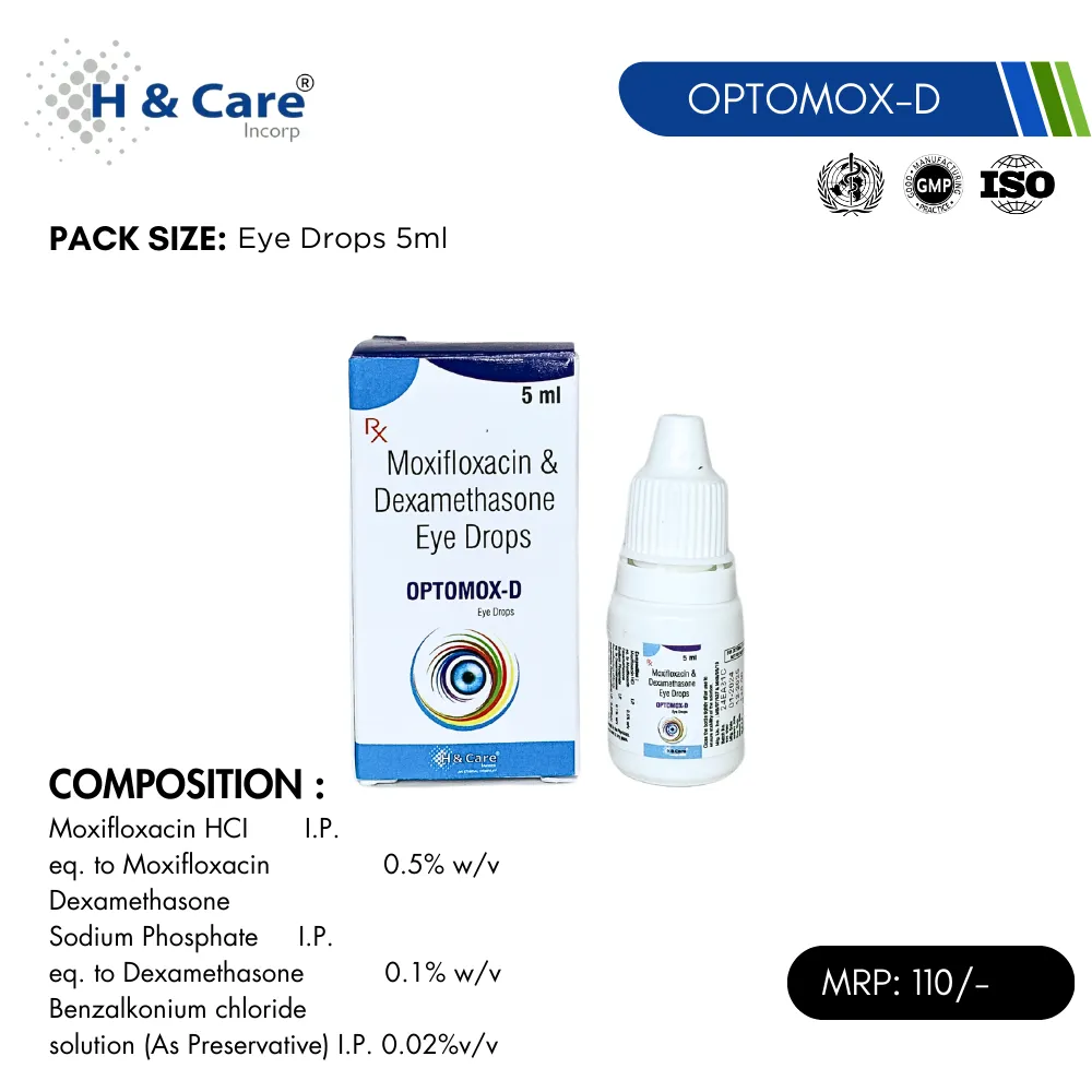 OPTOMOX-D EYE DROPS for Eye Flu Treatment