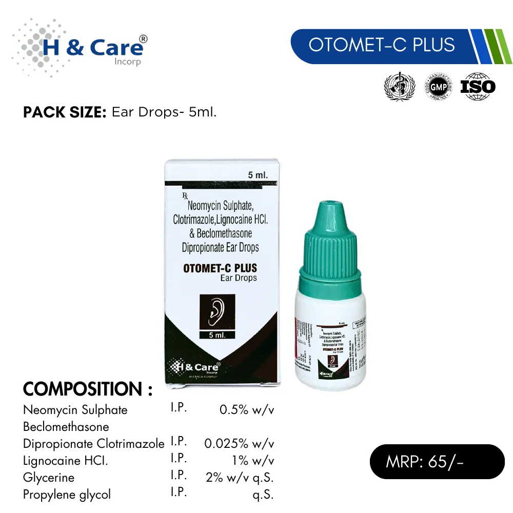 OTOMET-C PLUS EAR DROPS